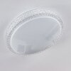 Suno Ceiling Light LED transparent, clear, white, 1-light source