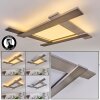 Cuchara Ceiling Light LED matt nickel, 1-light source