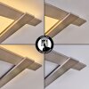 Cuchara Ceiling Light LED matt nickel, 1-light source