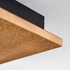 Raccuia Ceiling Light Dark wood, black, 1-light source