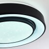 Grimacco Ceiling Light LED black, 1-light source, Colour changer