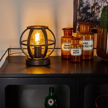 Plan Table lamp brass, 1-light source