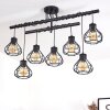 Gainsville Ceiling Light black, 7-light sources