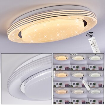 Laganadi Ceiling Light LED white, 1-light source, Remote control