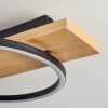 Pompu Ceiling Light LED Light wood, black, 3-light sources