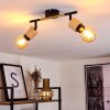 Sezze Ceiling Light Light wood, black, 2-light sources