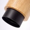 Sezze Ceiling Light Light wood, black, 6-light sources