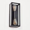 Caudry Outdoor Wall Light black, 2-light sources