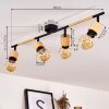 Sezze Ceiling Light Light wood, black, 4-light sources