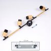 Sezze Ceiling Light Light wood, black, 4-light sources