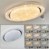 Laganadi Ceiling Light LED chrome, 1-light source, Remote control, Colour changer