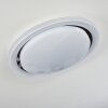 Laganadi Ceiling Light LED chrome, 1-light source, Remote control, Colour changer