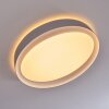 Beade Ceiling Light LED grey, white, 1-light source, Remote control, Colour changer