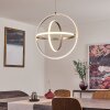 Toga Pendant Light LED matt nickel, 3-light sources