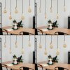 Vasanello Pendant Light black, 5-light sources