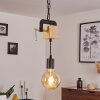 Hautahi Pendant Light Dark wood, black, 1-light source