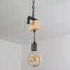 Hautahi Pendant Light Dark wood, black, 1-light source