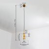 Karo Pendant Light brass, 1-light source