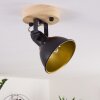Tina Ceiling Light Dark wood, black, 1-light source