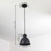 Ogho Pendant Light black, 1-light source