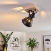 Tina Ceiling Light Dark wood, black, 1-light source