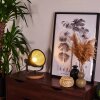 Ogho Table lamp Dark wood, black, 1-light source