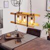Maladera Pendant Light rust-coloured, 3-light sources