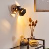 TINA Wall Light Dark wood, black, 1-light source