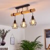 Yaak Ceiling Light Light wood, black, 3-light sources