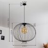Wharua Pendant Light black, 1-light source