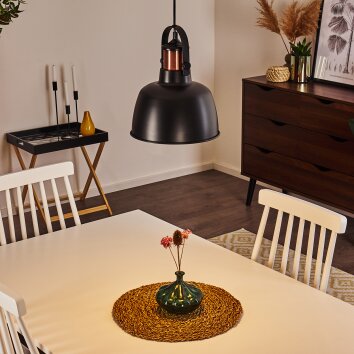 Fieberbrunn Pendant Light black, 1-light source