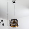 Strathmore Pendant Light Dark wood, black, 1-light source