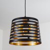 Strathmore Pendant Light Dark wood, black, 1-light source
