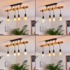 Yaak Ceiling Light Light wood, black, 4-light sources
