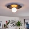 Marahu Ceiling Light black, 1-light source