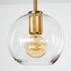 Karo Pendant Light brass, black, 5-light sources