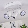 Idlewild Ceiling Light LED chrome, white, 3-light sources