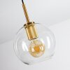 Karo Pendant Light brass, black, 3-light sources