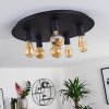 Esbjerg Ceiling Light black, 6-light sources