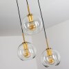 Karo Pendant Light brass, black, 3-light sources