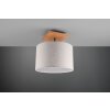 Trio Elmau Ceiling Light dark brown, matt nickel, 1-light source