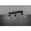 Reality Vannes Spotlight black, 3-light sources