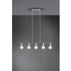 Reality Vannes Pendant Light matt nickel, 5-light sources