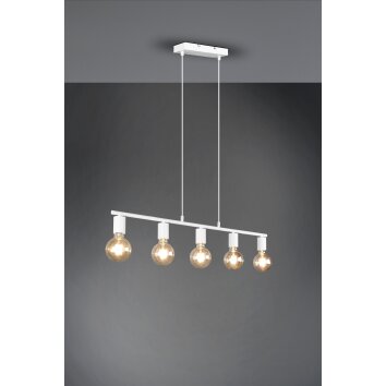 Reality Vannes Pendant Light white, 5-light sources
