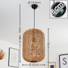 Krens Pendant Light black, 1-light source