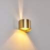 Badajoz Wall Light LED gold, brass, 1-light source