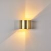 Badajoz Wall Light LED gold, brass, 1-light source