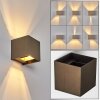 Badajoz Wall Light LED brown, 1-light source
