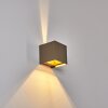 Badajoz Wall Light LED brown, 1-light source