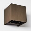Badajoz Wall Light LED brown, 1-light source